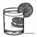 Oreo and Milk Coloring Pages 2