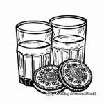 Oreo and Milk Coloring Pages 3