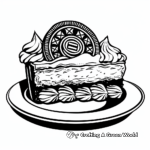 Oreo Cheesecake Coloring Pages 4