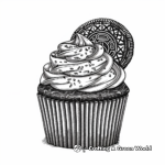 Oreo Cupcakes Coloring Pages 4