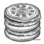 Oreo Pancakes Coloring Pages 1