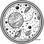 Outer Space-Themed Mandala Coloring Pages 3