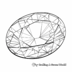 Oval Gemstone Coloring Pages for Aspiring Jewelers 1