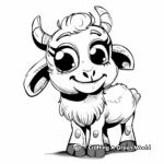 Ovis Ram Coloring Pages for Education Purposes 2