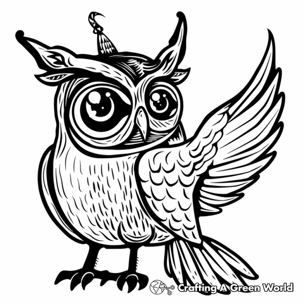 Owlicorn Coloring Pages - Free &amp; Printable!