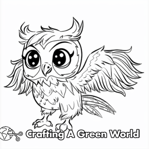 Owlicorn Coloring Pages - Free &amp; Printable!