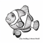Pacific Clownfish Coloring Pages 1