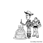 Party with the Prospector Birthday Coloring Pages 2