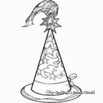 Patriotic Fourth of July Party Hat Coloring Pages 1