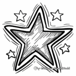 Patriotic Star Coloring Pages for the Fourth of July 2