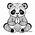 Peaceful Animal-Themed Mindfulness Coloring Pages 1