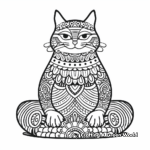 Peaceful Animal-Themed Mindfulness Coloring Pages 4