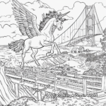 Pegasus Bridge during D-Day Coloring Page 3