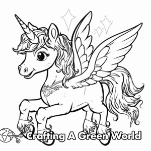 Pegasus Coloring Pages - Free &amp; Printable!