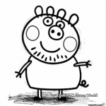 Peppa Pig Comic Coloring Pages 2