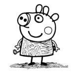 Peppa Pig Comic Coloring Pages 3