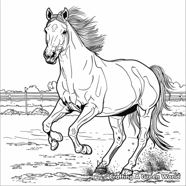 Paint Horse Coloring Pages - Free & Printable!