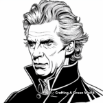 Peter Capaldi as Twelfth Doctor Coloring Pages 3