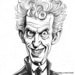 Peter Capaldi as Twelfth Doctor Coloring Pages 4