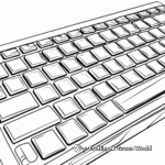 Picture-Perfect Computer Keyboard Coloring Pages 1