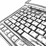 Picture-Perfect Computer Keyboard Coloring Pages 2