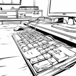 Picture-Perfect Computer Keyboard Coloring Pages 3