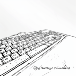 Picture-Perfect Computer Keyboard Coloring Pages 4