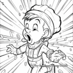 Pinocchio's Transformation Scenes Coloring Pages 2