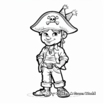 Pirate Party Hat Coloring Pages 2