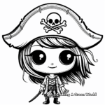 Pirate Themed Blank Face Coloring Pages 3