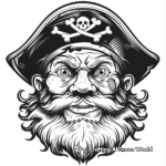 Pirate Themed Blank Face Coloring Pages 4