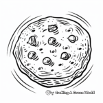 Playful Chocolate Chip Cookie Coloring Sheets 2