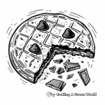 Playful Chocolate Chip Cookie Coloring Sheets 4