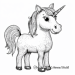 Plushie Unicorn Fantasy Coloring Pages 4