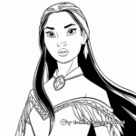 Pocahontas and Native American Tribe Coloring Pages 3