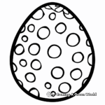 Polka Dot Egg Coloring Pages 4
