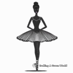 Posh Ballerina Black Barbie Coloring Pages 3