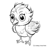 Precious Pigeon Chick Coloring Pages 3