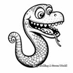 Prehistoric Sea Serpent Coloring Pages 2