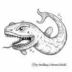 Prehistoric Sea Serpent Coloring Pages 3