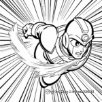 Protoman from Mega Man Coloring Pages 2