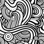 Psychedelic Pattern Coloring Pages for Creativity 1