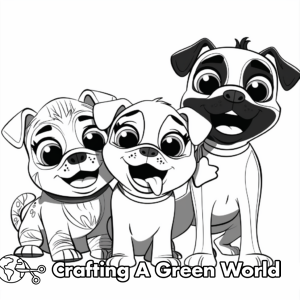 Puppy Dog Pals Coloring Pages - Free &amp; Printable!