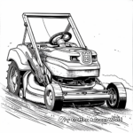 Push Reel Lawn Mower Coloring Pages 3