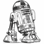 R2D2 Coloring Pages for Kids 2
