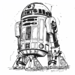 R2D2 Coloring Pages for Kids 4