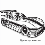 Race Car Bed Coloring Pages 3