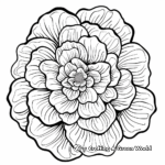 Radiant Yellow Rose Coloring Pages 1
