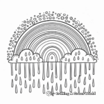 Rainbow After The Rain Coloring Sheets 2