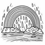 Rainbow After the Storm: Hope Coloring Pages 2